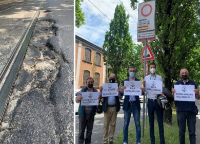 Via Lancetti Milano, Bolognini (Lega): “Sala tappi le buche…”. FOTO