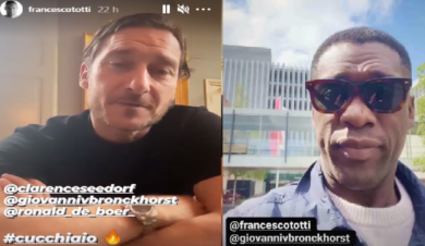 Totti stuzzica: “Olanda rosica per il cucchiaio”, Seedorf risponde stizzito