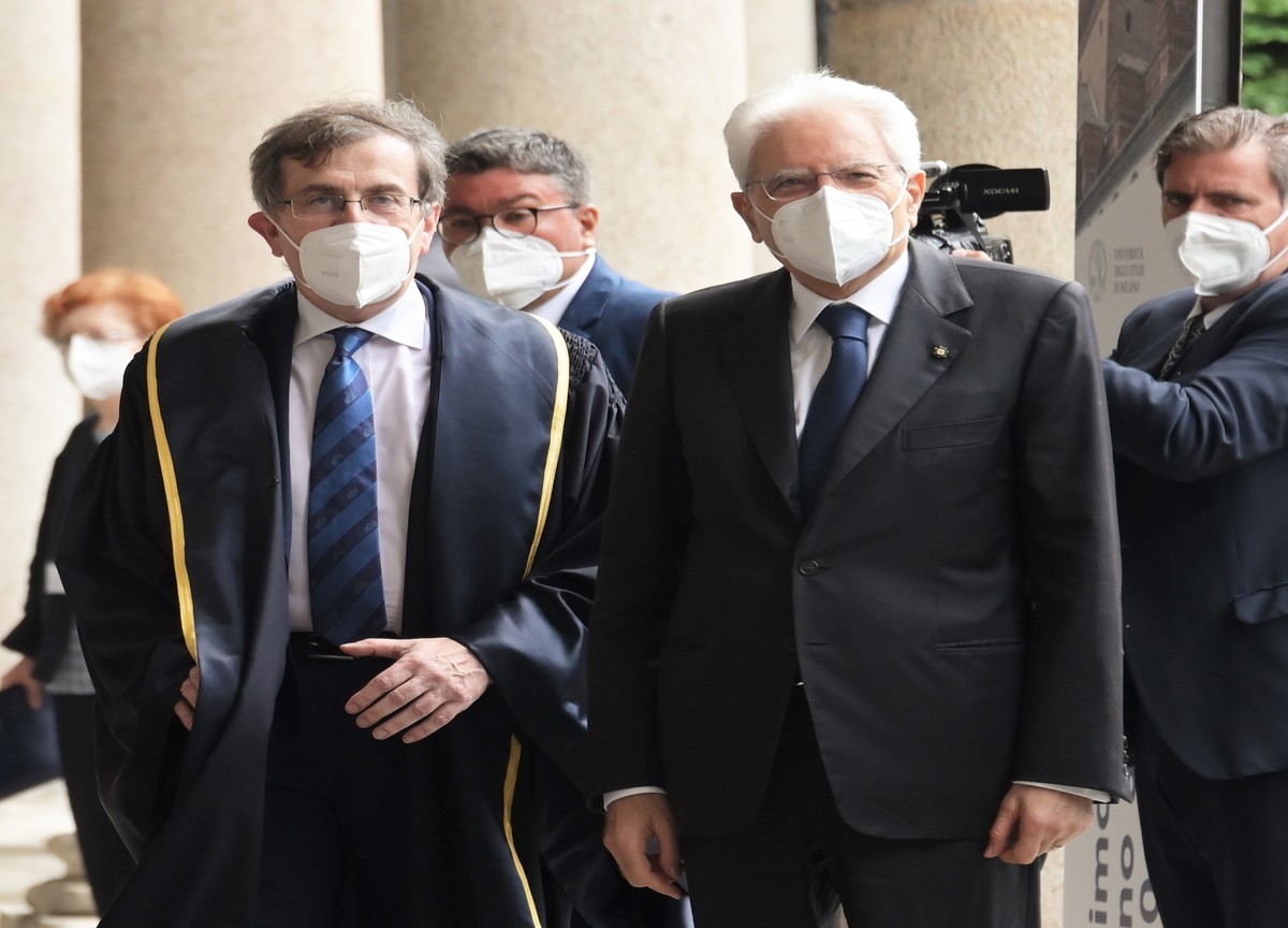 Sergio Mattarella: all’Università Statale di Milano per l’anno accademico 2020-2021. Sergio Mattarella: all’Università Statale di Milano per l’anno accademico 2020-2021.