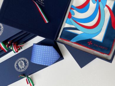 Mario Draghi ha scelto le cravatte Talarico come dono ai capi di Stato al G7