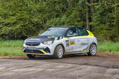 A Stemwede la gara inaugurale della ADAC Opel e- Rally Cup