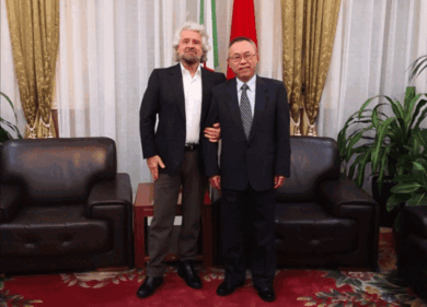 Draghi anti Cina, Grillo dall’ambasciatore. Di Maio a Conte: “Non andare”