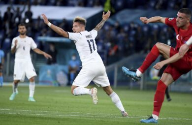 Italia-Turchia, Immobile-Berardi gol contro… Erdogan e pro-ripresa del Paese