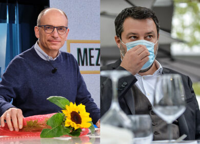 Bomba migranti sul governo. Neanche Draghi può mettere d’accordo Letta-Salvini