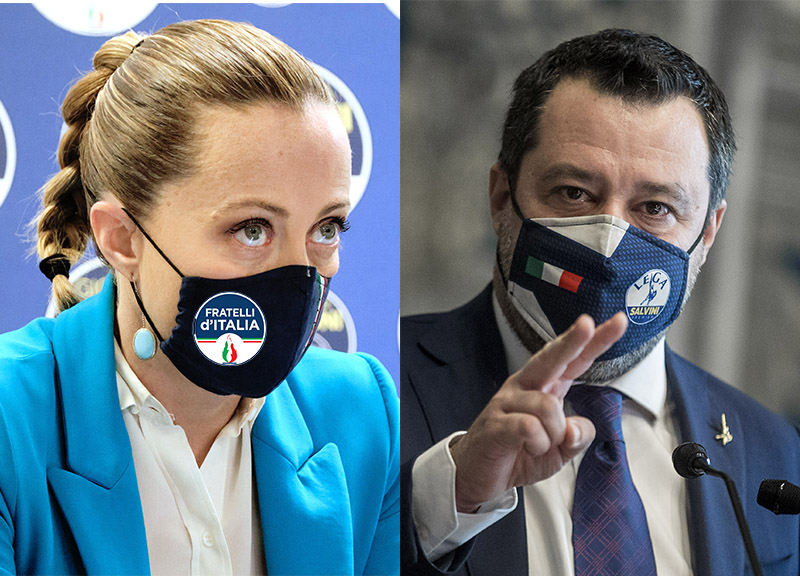 Sondaggi, Meloni sorpassa Salvini. Gli elettori di cdx vogliono Giorgia leader