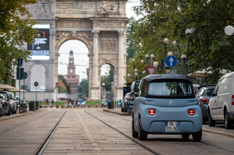 Con Citroen Ami alla scoperta di Monza