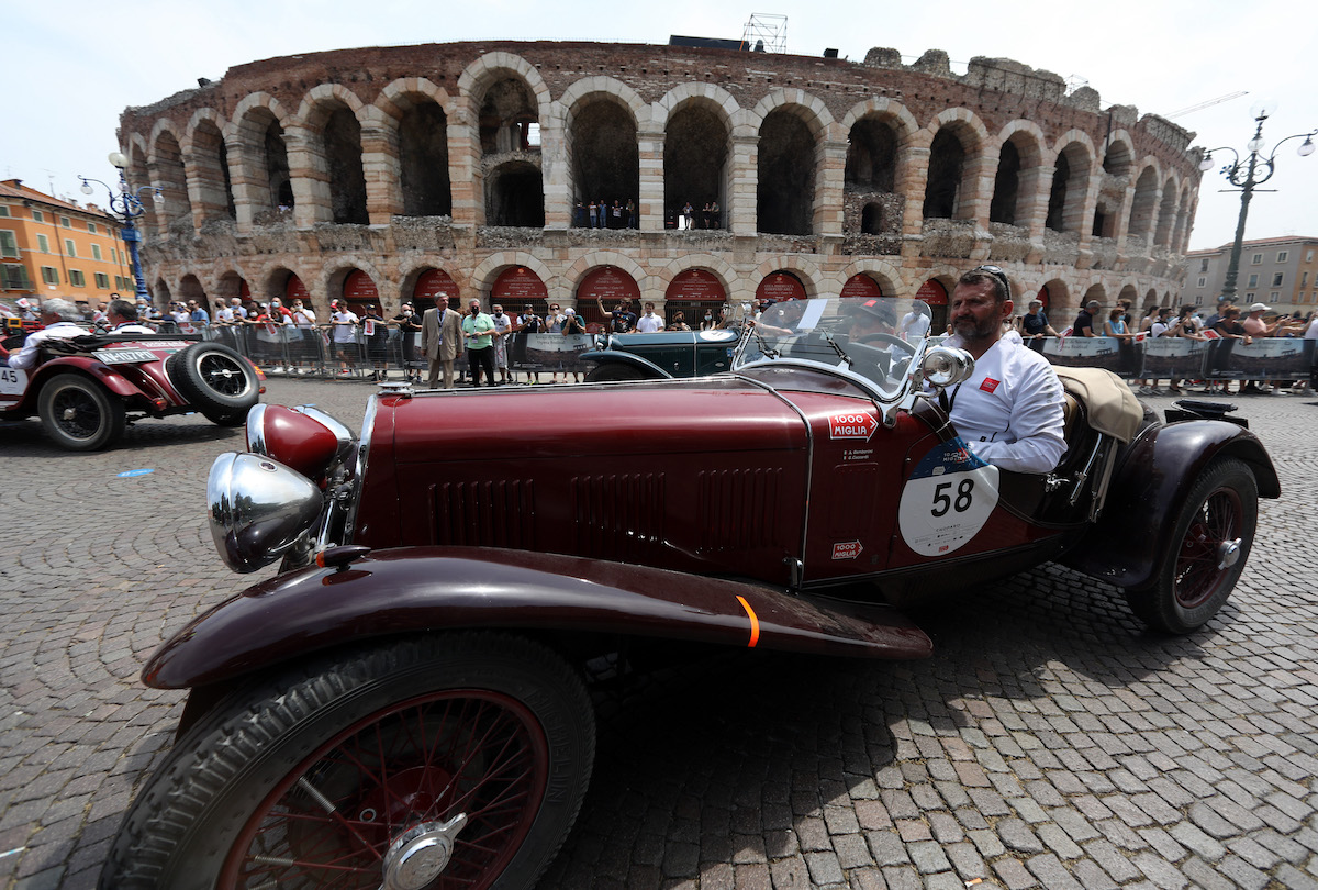 Verona accoglie la 4° tappa della 1000 Miglia Verona accoglie la 4° tappa della 1000 Miglia