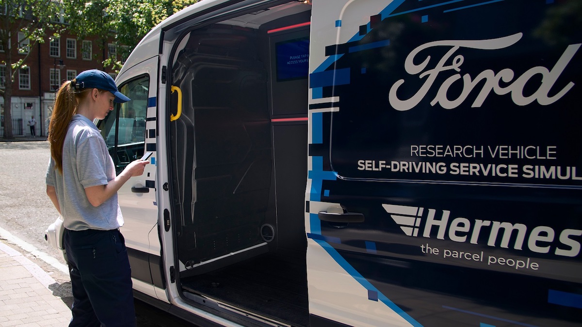 Ford ed Herme testano i veicoli a guida autonoma per le consegne a domicilio