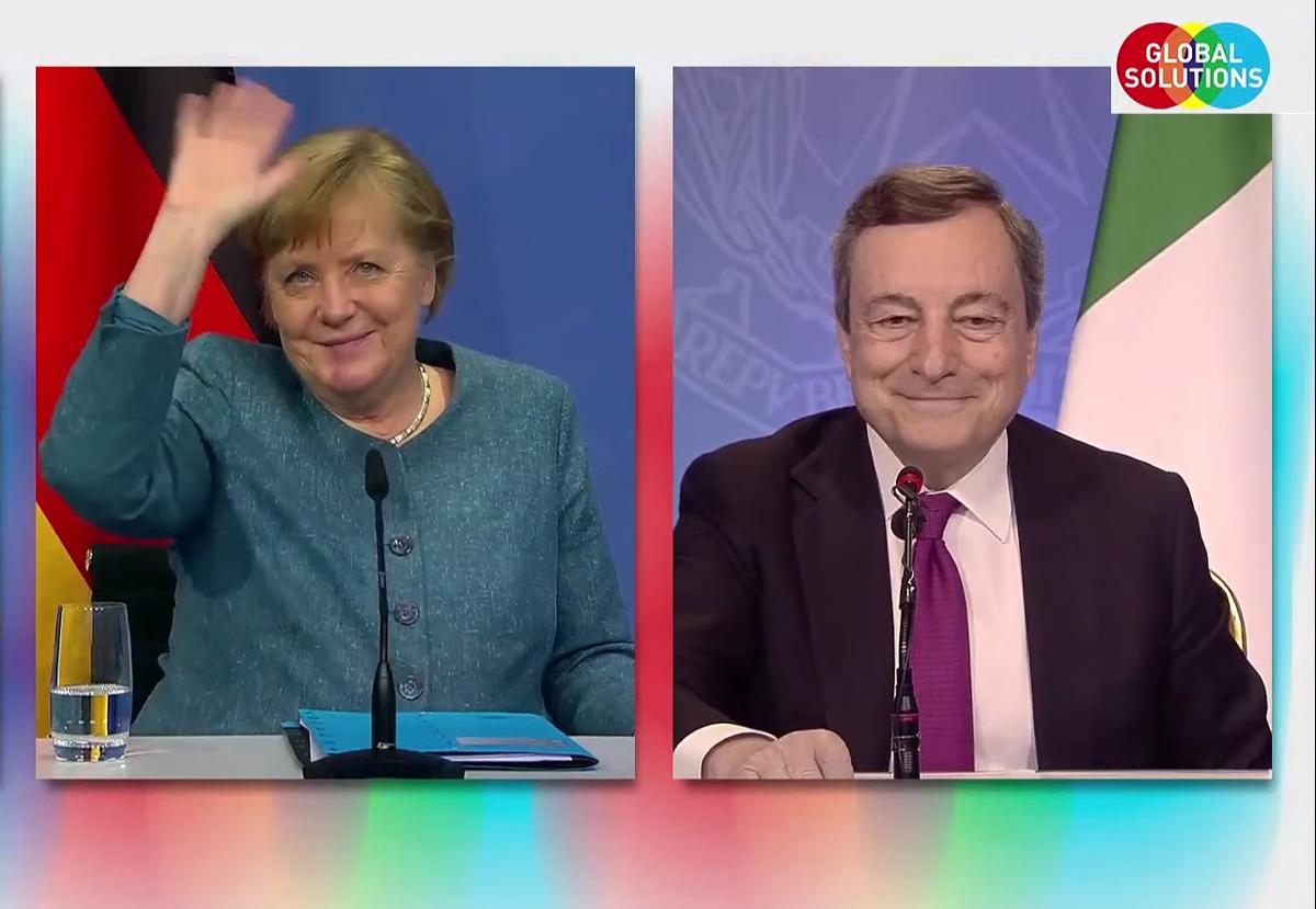 Draghi-Merkel, allineamento totale. Mario pronto a prendersi l’Ue post Angela Draghi-Merkel, allineamento totale. Mario pronto a prendersi l’Ue post Angela