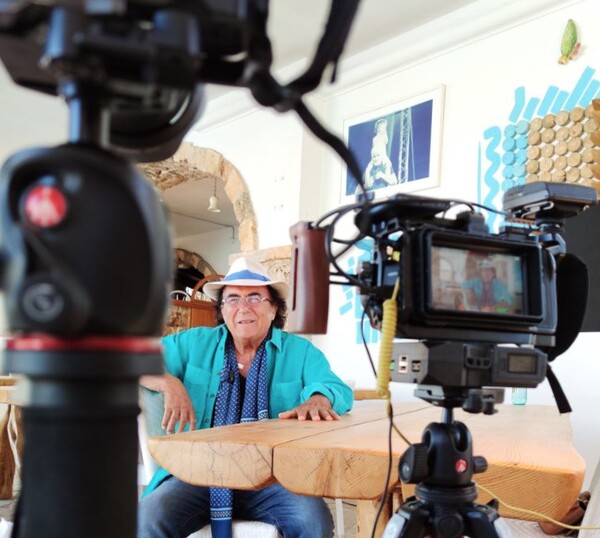 Al Bano sul set del docufilm “I love 80s”