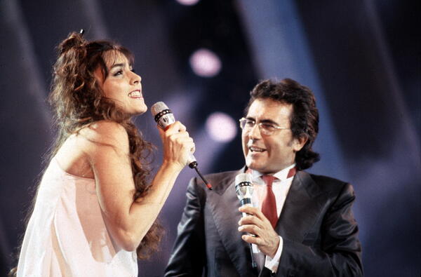 Al Bano sul set del docufilm “I love 80s”
