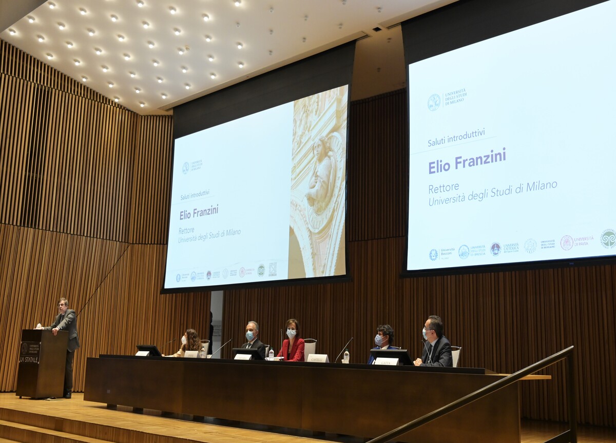 Il Ministro Marta Cartabia all’Università Statale di Milano Il Ministro Marta Cartabia all’Università Statale di Milano