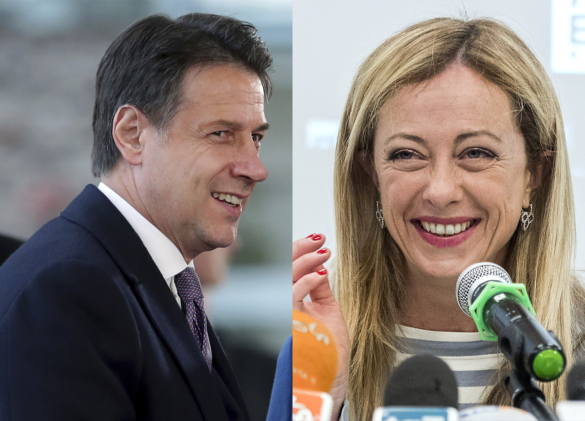 Sondaggi, la lite fra Grillo e Conte premia: M5s su. La Meloni sale ancora Sondaggi, la lite fra Grillo e Conte premia: M5s su. La Meloni sale ancora