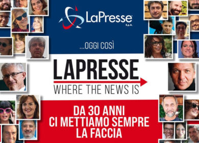 LaPresse presenta il nuovo logo