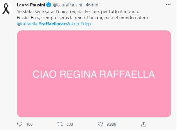 Raffaella Carrà, corteo a Roma. Omaggio degli Azzurri nel riscaldamento Raffaella Carrà, corteo a Roma. Omaggio degli Azzurri nel riscaldamento