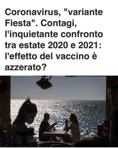 Dopo la Delta variante Fiesta – Il tg VERO GIORNALE