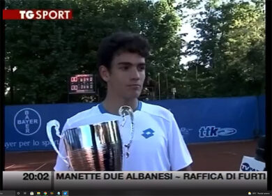 2014 Salsomaggiore, al Bayer International Tennis  Tournament un giovanissimo Berrettini già vincente