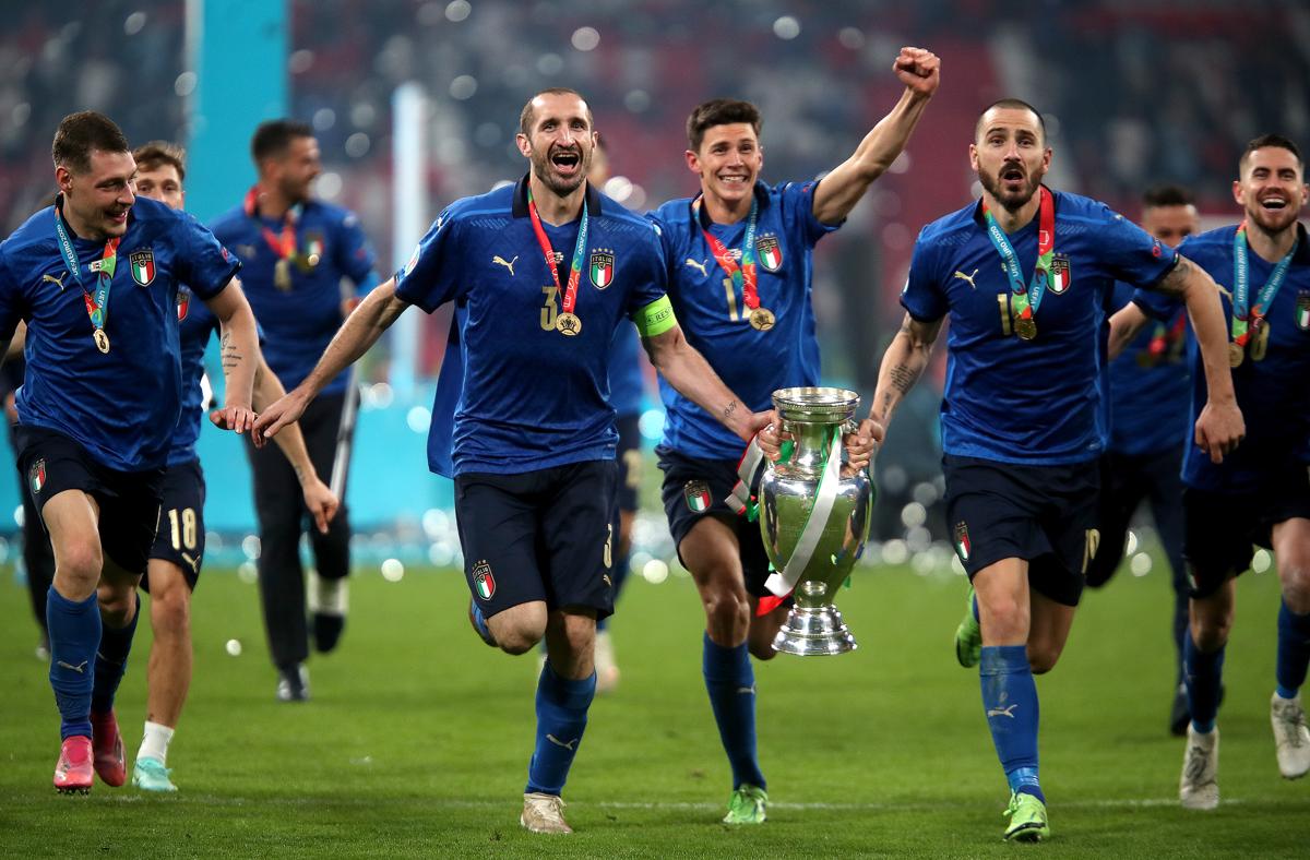 Giorgio Chiellini Leonardo Bonucci Italia Euro 2020 Giorgio Chiellini Leonardo Bonucci Italia Euro 2020