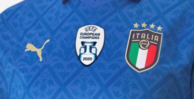 Italia campione d’Europa: la patch sulle maglie degli Azzurri