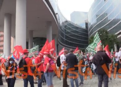 Riforma della Sanità, presidio dei sindacati in Regione. VIDEO