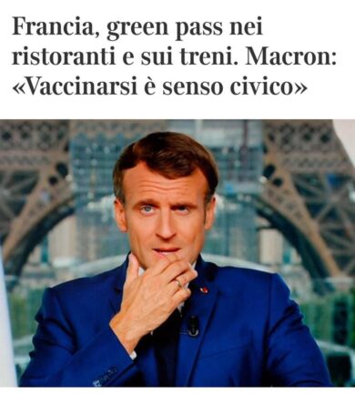 Macron vaccinarsi è senso civico – Il tg VERO GIORNALE