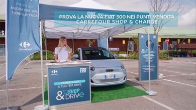 “Shop & Charge”: in arrivo una “ricarica di vantaggi” per i clienti della Nuova 500 presso i punti vendita Carrefour