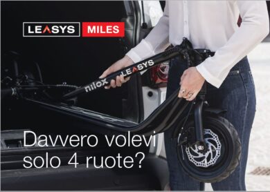 Leasys Miles si apre alla micromobilità dei monopattini di Nilox