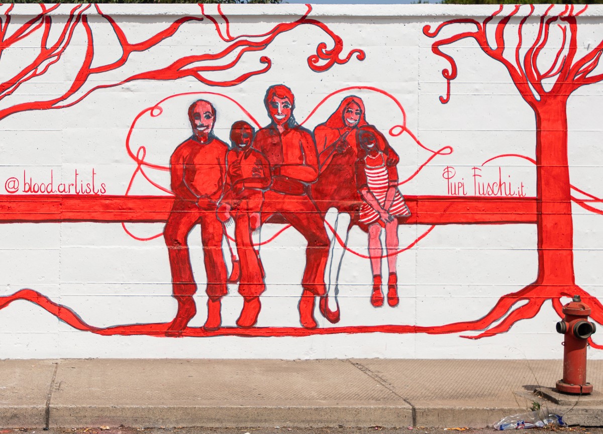 Blood Artists: quando la street art racconta anemia falciforme e talassemia Blood Artists: quando la street art racconta anemia falciforme e talassemia