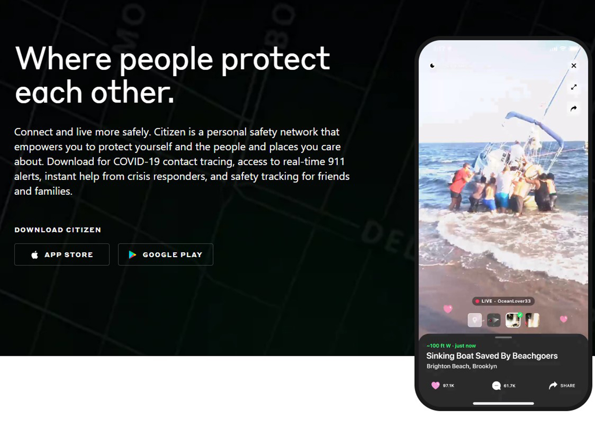 Giornalismo, USA: l’app Citizen paga i cittadini per le dirette col cellulare Giornalismo, USA: l’app Citizen paga i cittadini per le dirette col cellulare