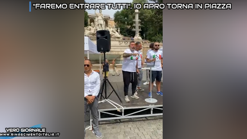IoApro contro il green pass: “faremo entrare tutti” – Il tg VERO GIORNALE IoApro contro il green pass: “faremo entrare tutti” – Il tg VERO GIORNALE