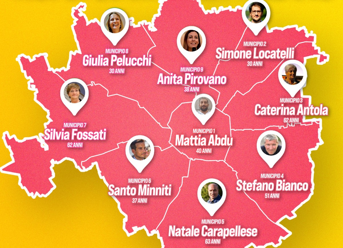 Comunali, presidenti dei municipi: ecco i nomi del Centrosinistra a Milano Comunali, presidenti dei municipi: ecco i nomi del Centrosinistra a Milano