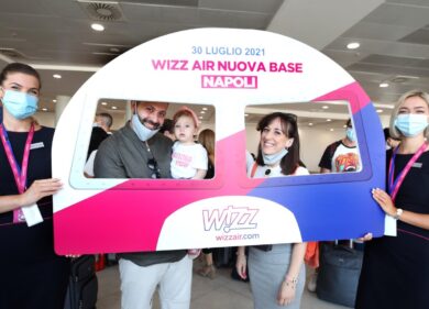 Wizzair sbarca a Napoli e apre la sua sesta base italiana con 18 nuove rotte