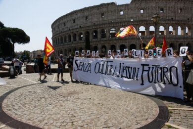 G20 cultura Roma, ministri accolti da lavoratori pagati 4,80€ l’ora