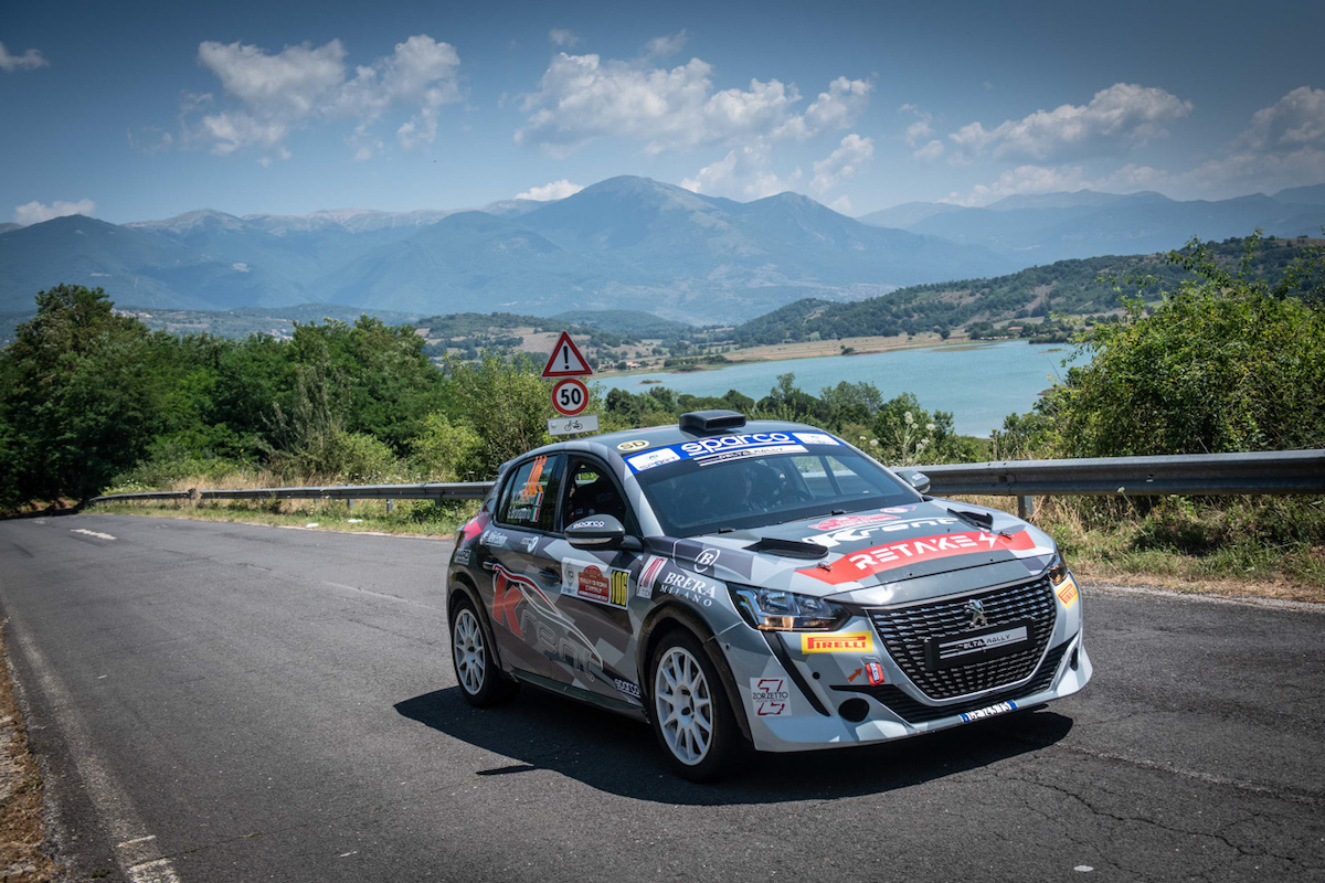 Peugeot Competition 208 rally cup top  Lucchesi si aggiudica il rally di Roma
