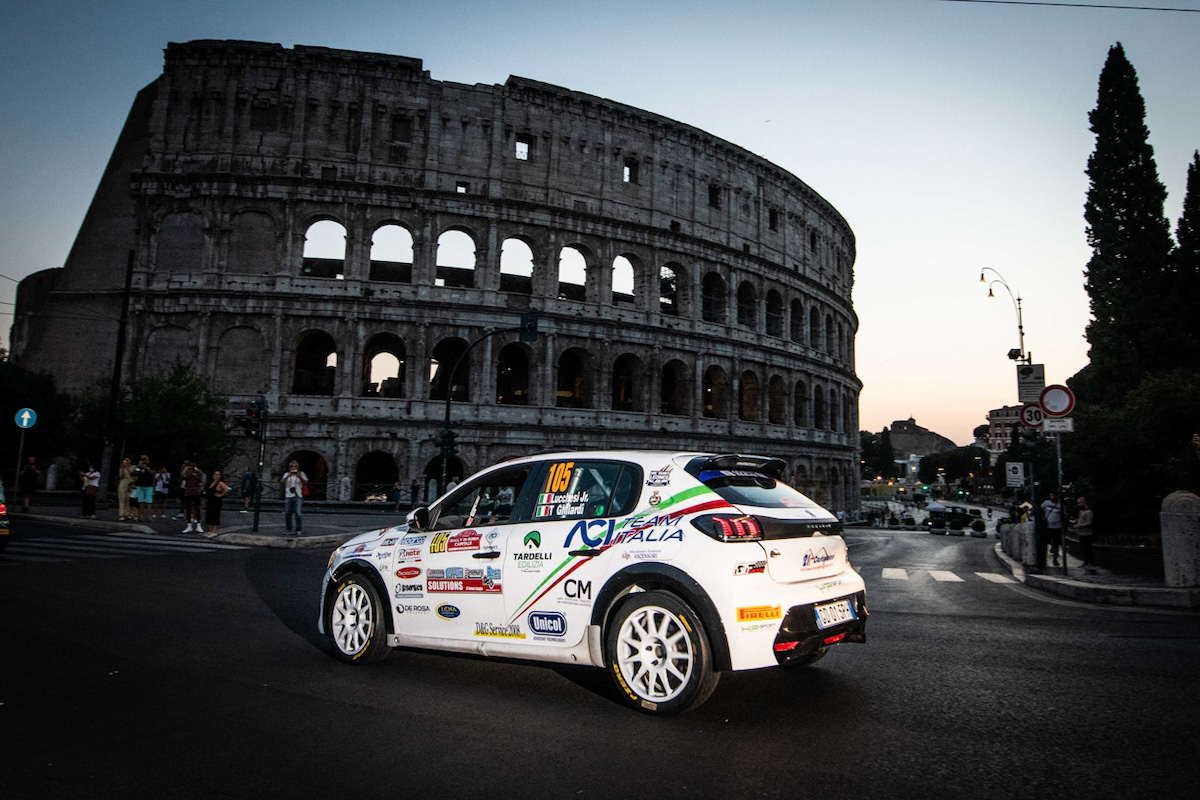 Peugeot Competition 208 rally cup top  Lucchesi si aggiudica il rally di Roma