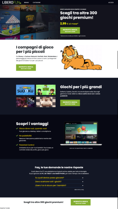 Giochi per l’estate, Libero Fun è per tutta la famiglia