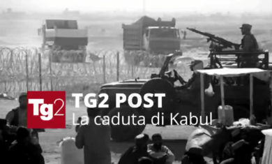 Ascolti tv, Tg2 Post Speciale “La resa di Kabul” in prima serata arriva all’8%
