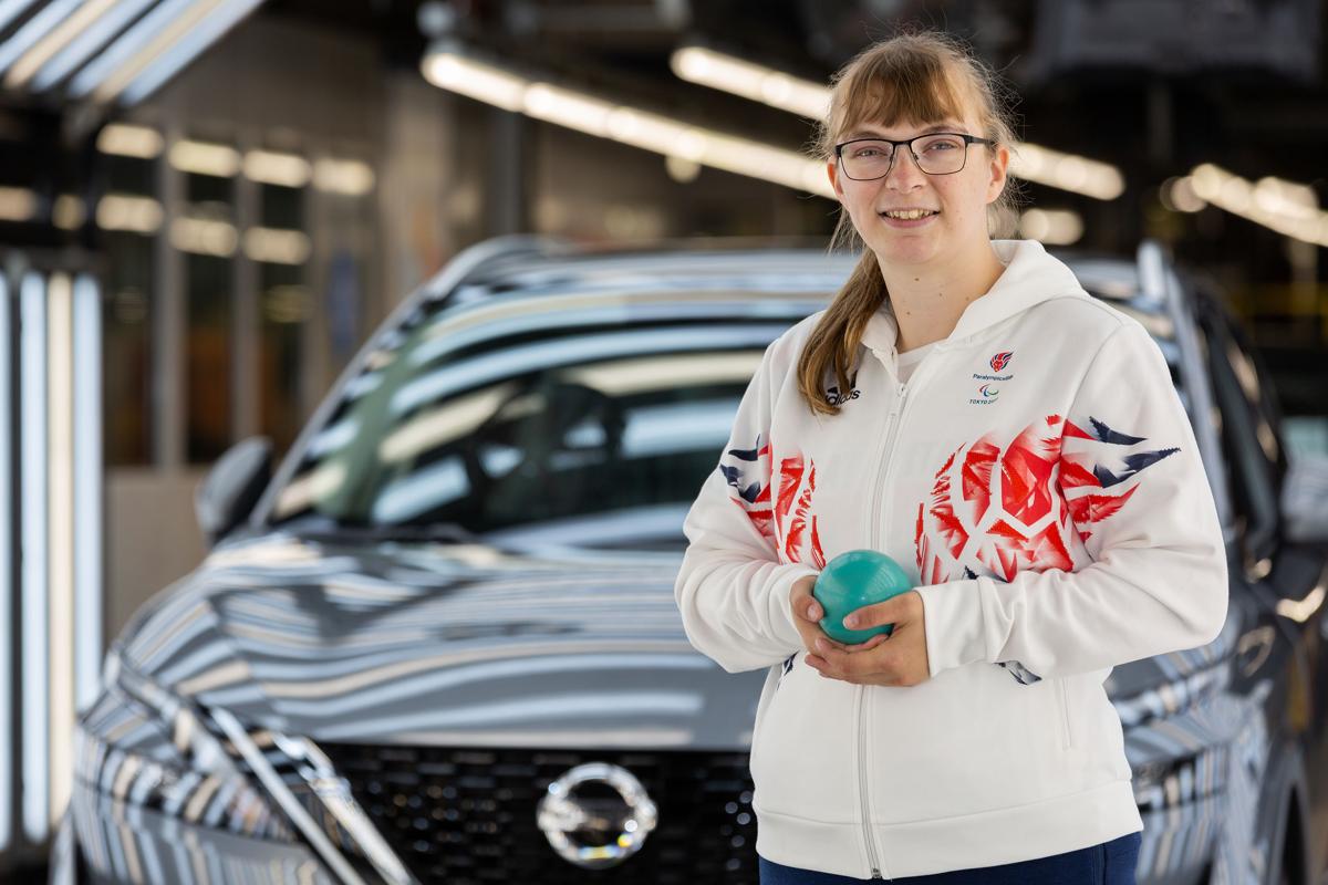 Anna Nicholson, ingegnere Nissan realizza il sogno paralimpico a Tokyo Anna Nicholson, ingegnere Nissan realizza il sogno paralimpico a Tokyo
