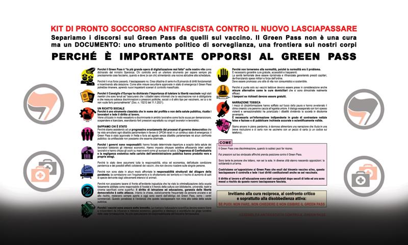 Arriva il “kit antifascista” contro il green pass – Il tg VERO GIORNALE Arriva il “kit antifascista” contro il green pass – Il tg VERO GIORNALE