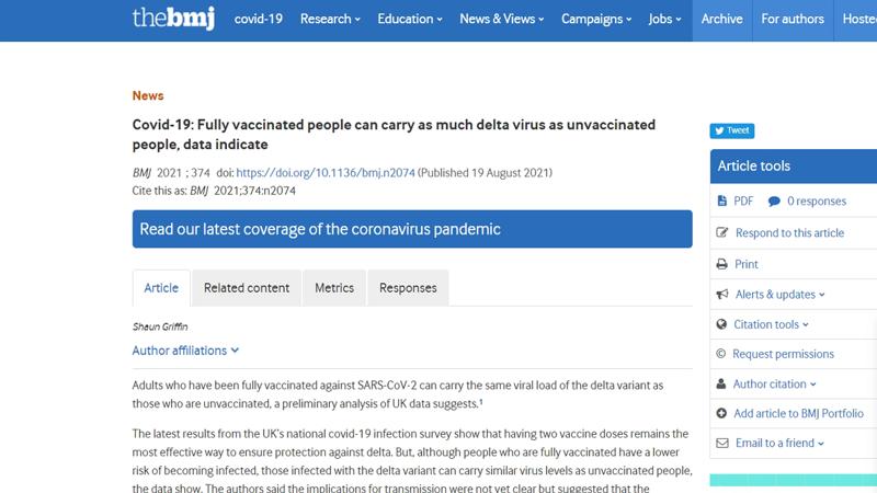 Studio Oxford: vaccinati contagiano come gli altri – Il tg VERO GIORNALE Studio Oxford: vaccinati contagiano come gli altri – Il tg VERO GIORNALE