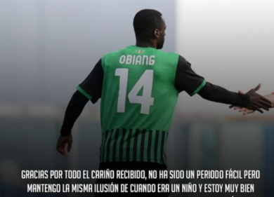 Sassuolo, Obiang ha la miocardite. La scoperta pochi giorni dopo il vaccino