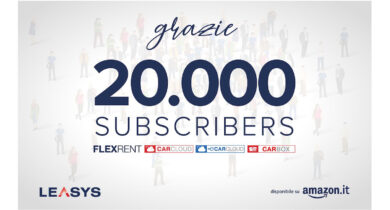 I servizi di Leasys superano quota 20 mila clienti iscritti