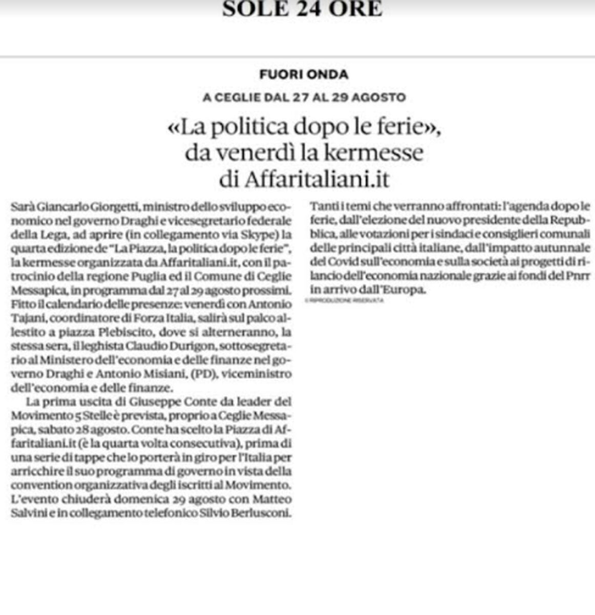 La Piazza, il direttore Perrino intervistato da CeglieOggi e Video M Italia La Piazza, il direttore Perrino intervistato da CeglieOggi e Video M Italia