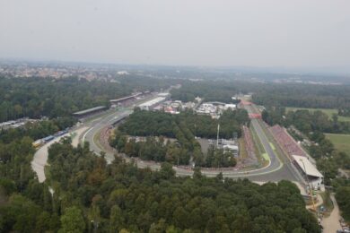 Autodromo di Monza, la parabolica dedicata a Michele Alboreto