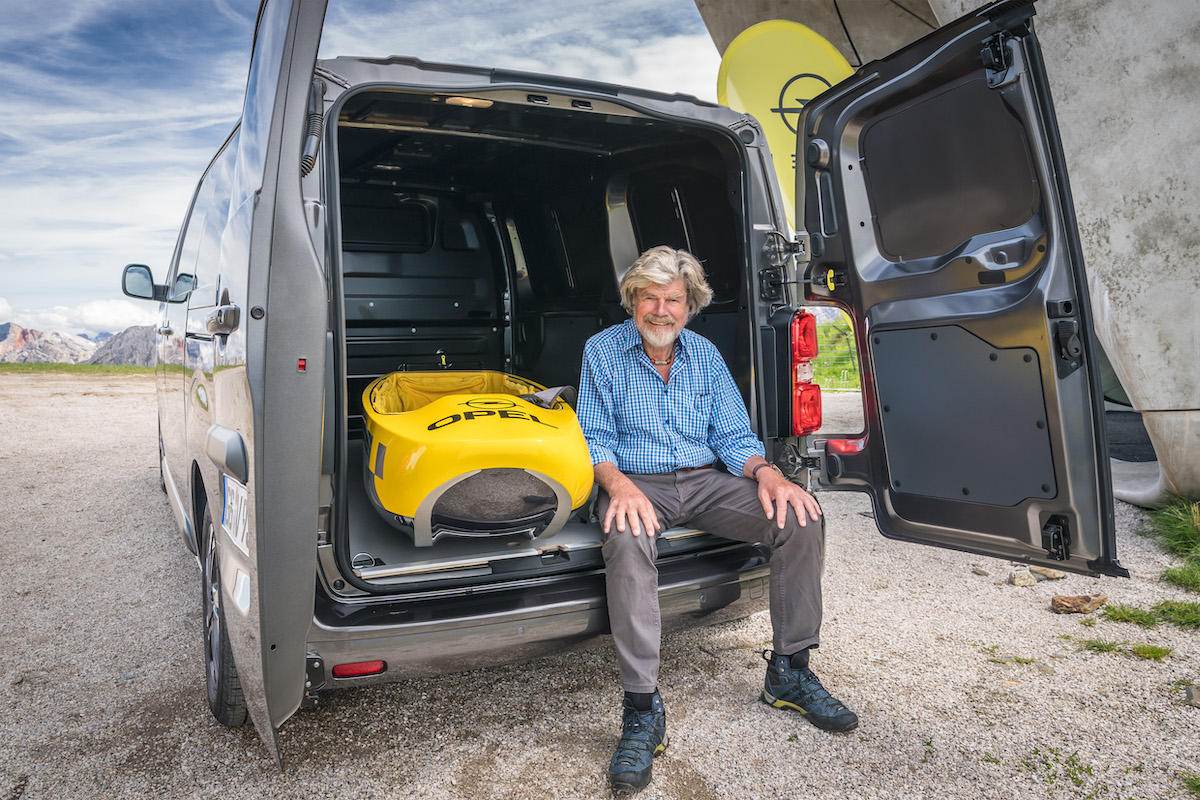 Come uno Sherpa: Messner si affida a Opel Vivaro