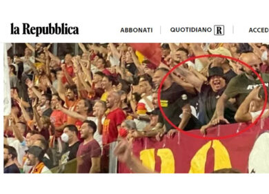 Forza Nuova, il leader No Green Pass allo stadio col certificato verde