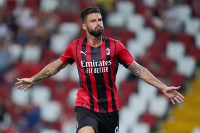 Milan, Giroud positivo al Covid: l’attaccante francese è ora in isolamento