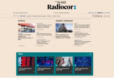 Radiocor, è online il nuovo canale d’informazione sul sito del Sole 24 Ore