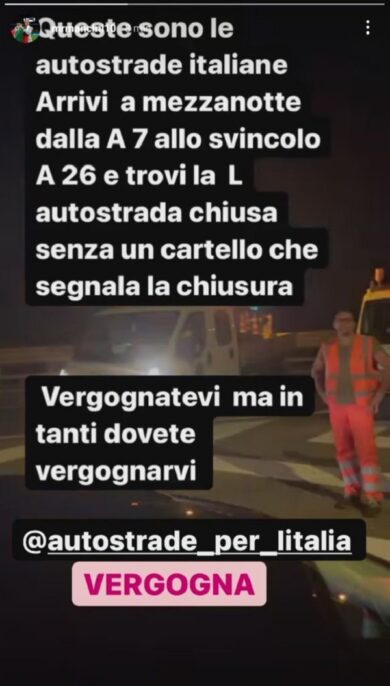 Mancini rabbioso con Autostrade per l’Italia: “Vergognatevi”