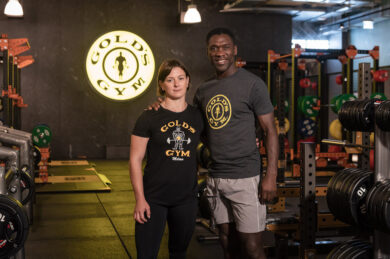 Seedorf e e Giorgia Bordignon special guest alla Gold’s Gym di Milano